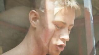 Hardcore blonde gets bunch of rough dicks