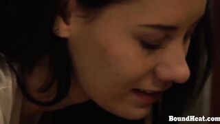 Freaky Lesbo Madame Groaning And Orgasming On Rubs Table