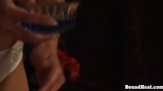Freaky Lesbo Madame Groaning And Orgasming On Rubs Table