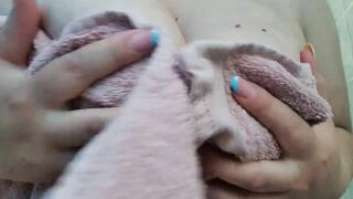 Titted play 18 yo