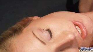 Vulgar mature man fucks Goddess blonde eighteen inside her soak vagina