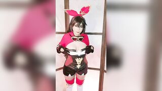Amber cosplay genshin impact