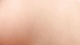 Alone on the bed making snatch enjoy with sex dildo and finger fucked