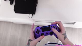 Rough Anal With Gamer chick