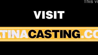 Small Peruvian Hot Banged! Fake Casting Agent for a Job