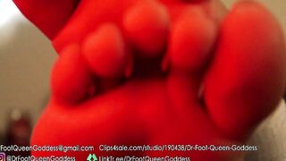 Red Lit Bandaged Soles Part two
