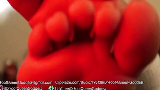 Red Lit Bandaged Soles Part two