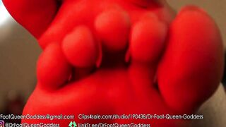 Red Lit Bandaged Soles Part two