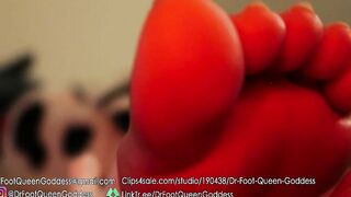 Red Lit Bandaged Soles Part two