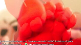 Red Lit Bandaged Soles Part two