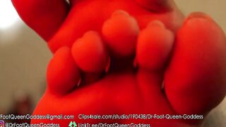 Red Lit Bandaged Soles Part two