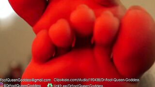 Red Lit Bandaged Soles Part two