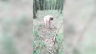 Walking inside nature.