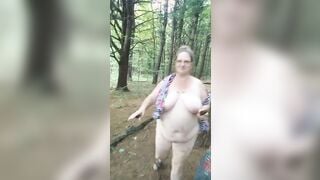 Walking inside nature.
