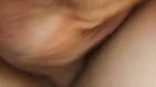 Sexsual lovers sex action on the sunbed ended with facial