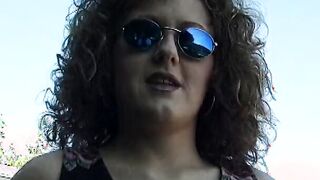 Sexsual lovers sex action on the sunbed ended with facial