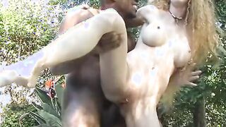 Beauty beach anal screwed outdoor
