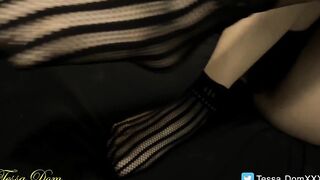 Mexican Tessa Dominatrix give an irresistible toes performance
