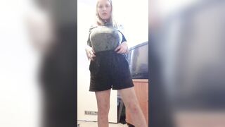 Undressing chubby