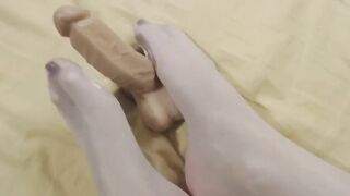 Toes bdsm play with sex sex toy