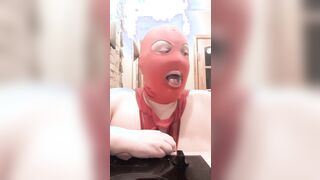 Ashtray training, smoking bondage