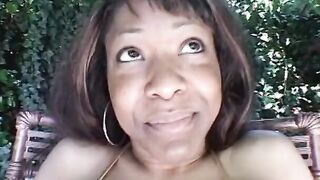 Black with tight boobies and long booty loves getting licked