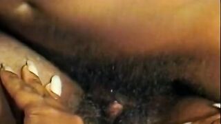 African lovers take a break for hardcore fucking inside the office