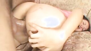 Vulgar dark hair Bae moans as a big pole penetrates her vagina