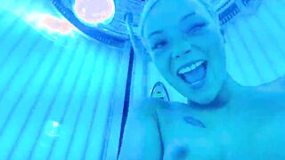 Dutch Skinny Good 19 Year Old Loveashley19 Tanning Compilation