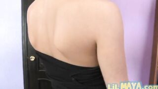 Lil Maya with Slender Body and finger bang