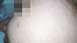 I cum on her face and the sperm flows down her cheek