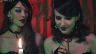 ASMR Witch RolePlay, two Sensual Witches Use Alchemy to Heal You