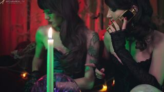 ASMR Witch RolePlay, two Sensual Witches Use Alchemy to Heal You