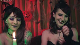ASMR Witch RolePlay, two Sensual Witches Use Alchemy to Heal You