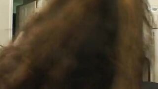 Slim Hispanic with a incredible sexy butt has her feet blown then pounded