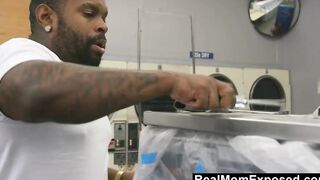 milf Katie Morgan Takes Multiple Loads At The Laundromat