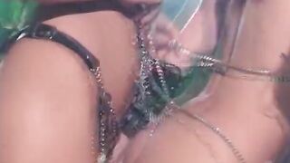 2 sex sub whores do anything to please their master