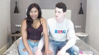 Big Tit and huge-assed STUNNING-HISPANIC gets shafted by lucky bf!!!