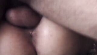 Brazilian thot is taking 2 rough cocks inside every hole