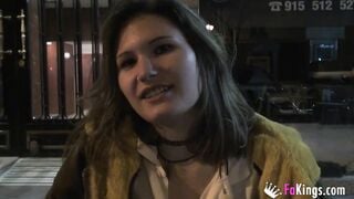 Slender school girl wants to pass the MONSTERCOCK CHALLENGE