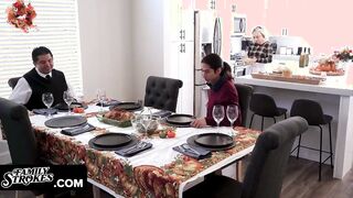 Stepdad Teaches His Step-Daughter And Son How To Be Thankful