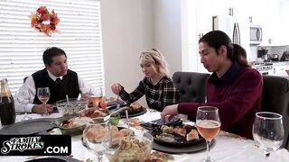 Stepdad Teaches His Step-Daughter And Son How To Be Thankful