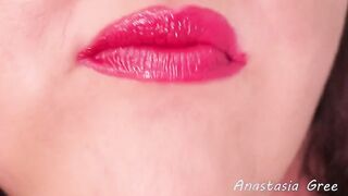 Intense close up teeth Camgirl Anastasia Gree