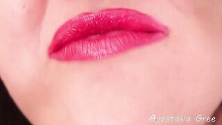 Intense close up teeth Camgirl Anastasia Gree