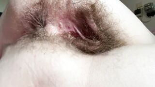 Japanese booty unshaved twat