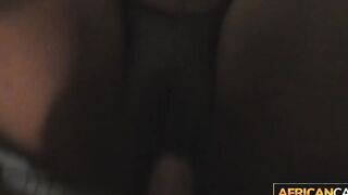 Flashing Titties and Taking Huge White Cock for a Fake Job