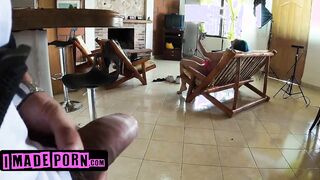 Lucky Stud Interrupts Perfect Blue Haired Hot