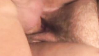Ginger BBW loves sucking off and titty fucking dick