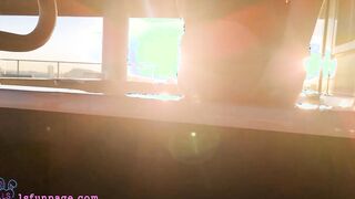Crazy Sexy solo masturbation inside jakuzzi Doggy Style play