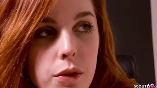 Nymphomaniac Red Haired 18 Amarna Seduce huge Cock to Raw Boned